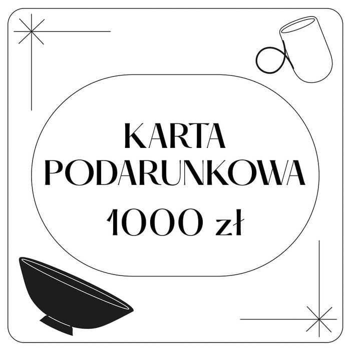 Karta Podarunkowa na zakupy 1000 PLN