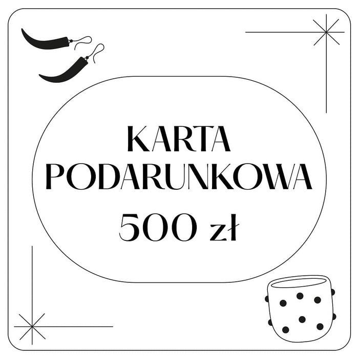 Karta Podarunkowa na zakupy 500 PLN
